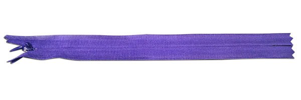 Молния Ykk потайная 18 см фиолетовая