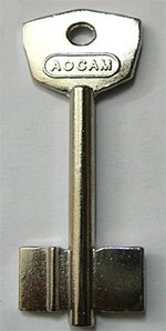 Ключ Сувальдный (сейфовый, бородковый)